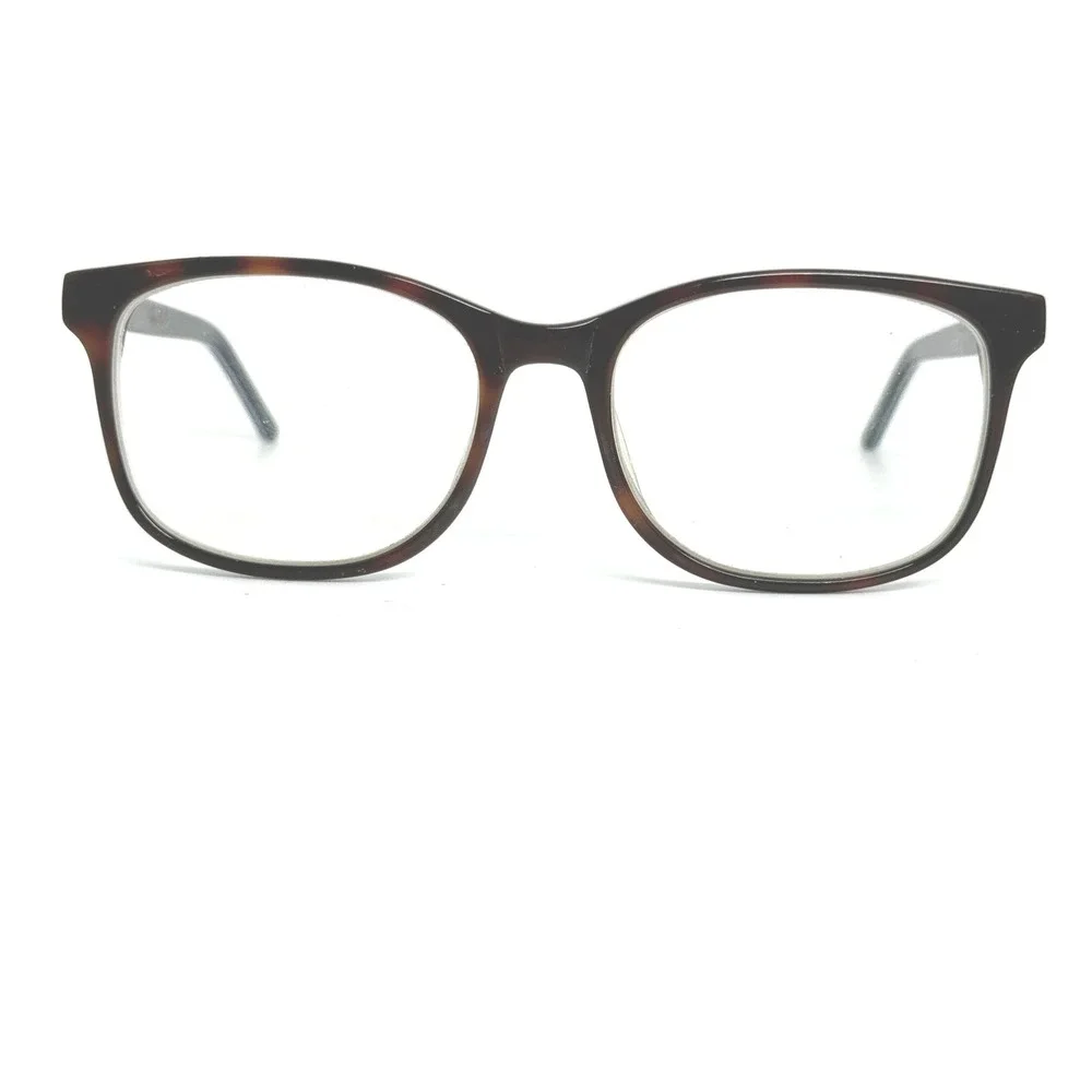 Amelia E. C.1874‎ 140 Womens Eyeglasses Frames Brown Tortoise Square Full 21598